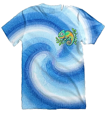 Ice tie-dye tee